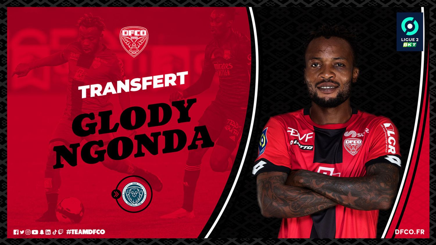 Glody Ngonda a passé deux saisons à Dijon